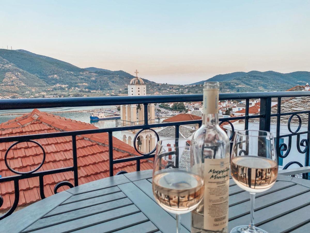 Evageliasvilla Sea View Skopelos Buitenkant foto