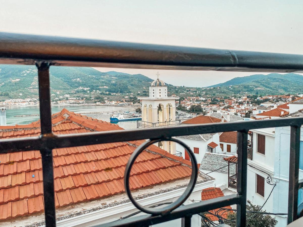 Evageliasvilla Sea View Skopelos Buitenkant foto