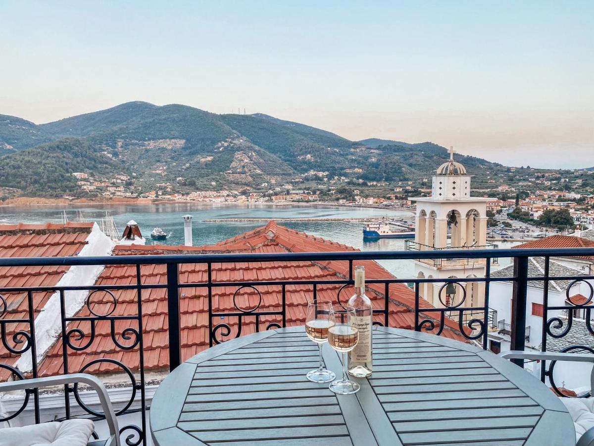 Evageliasvilla Sea View Skopelos Buitenkant foto
