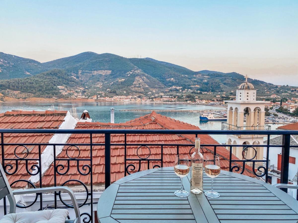 Evageliasvilla Sea View Skopelos Buitenkant foto