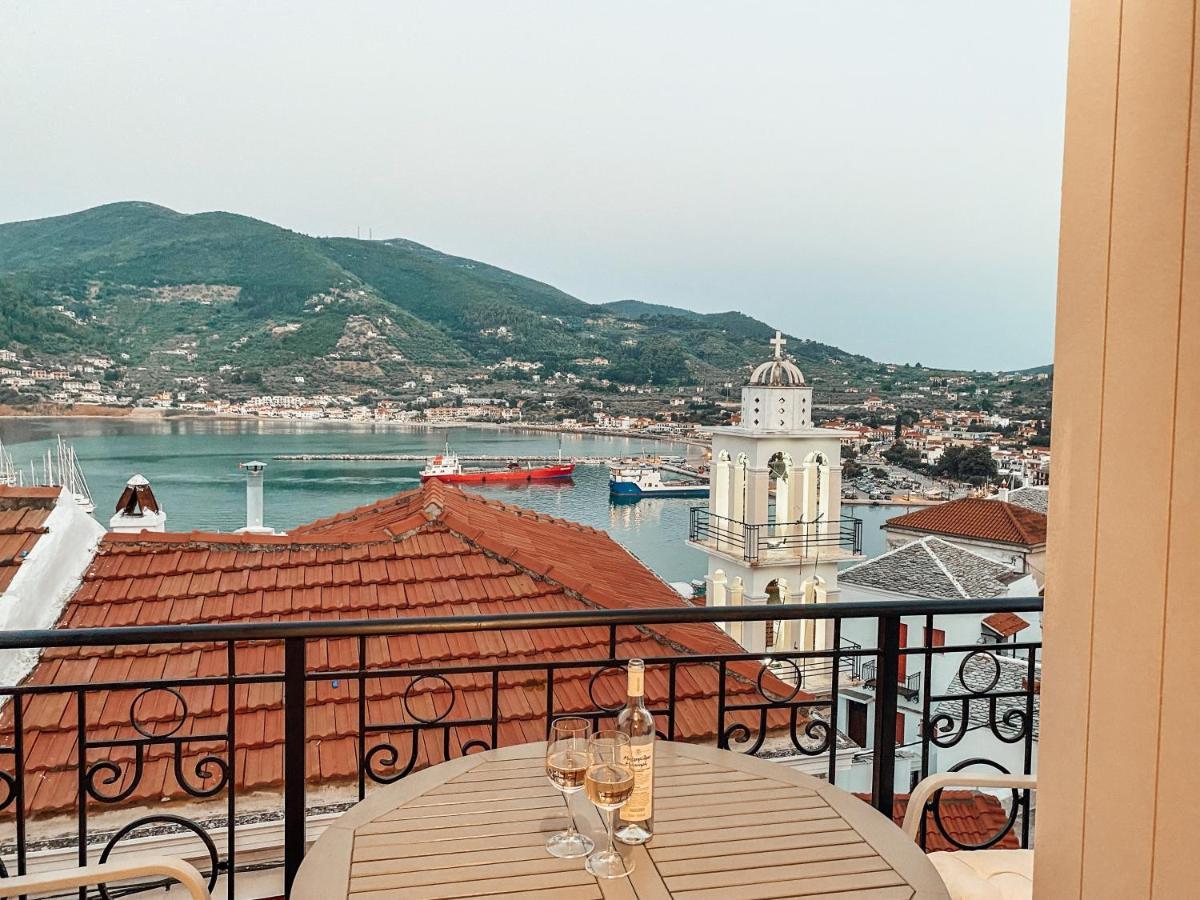 Evageliasvilla Sea View Skopelos Buitenkant foto
