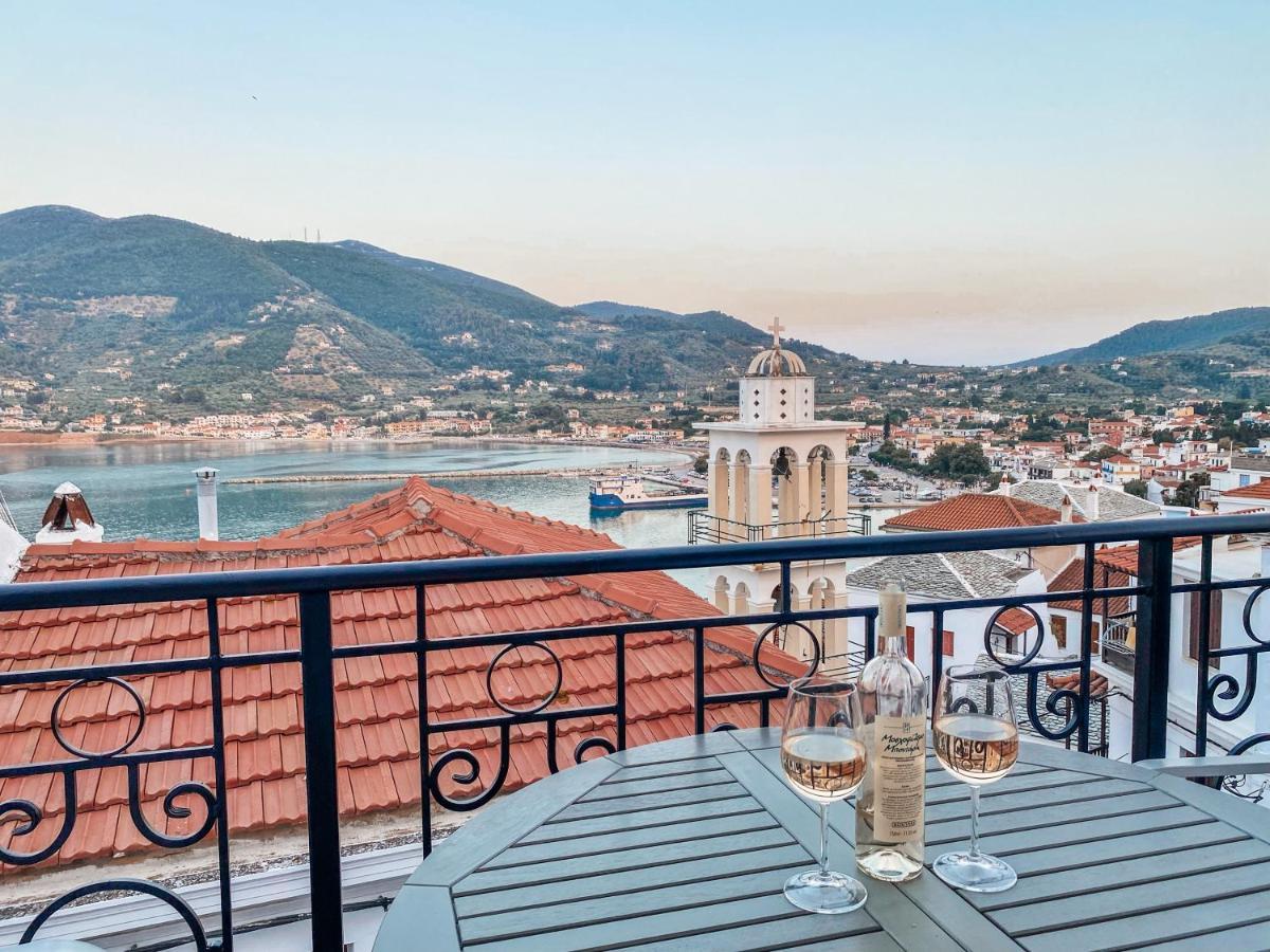 Evageliasvilla Sea View Skopelos Buitenkant foto