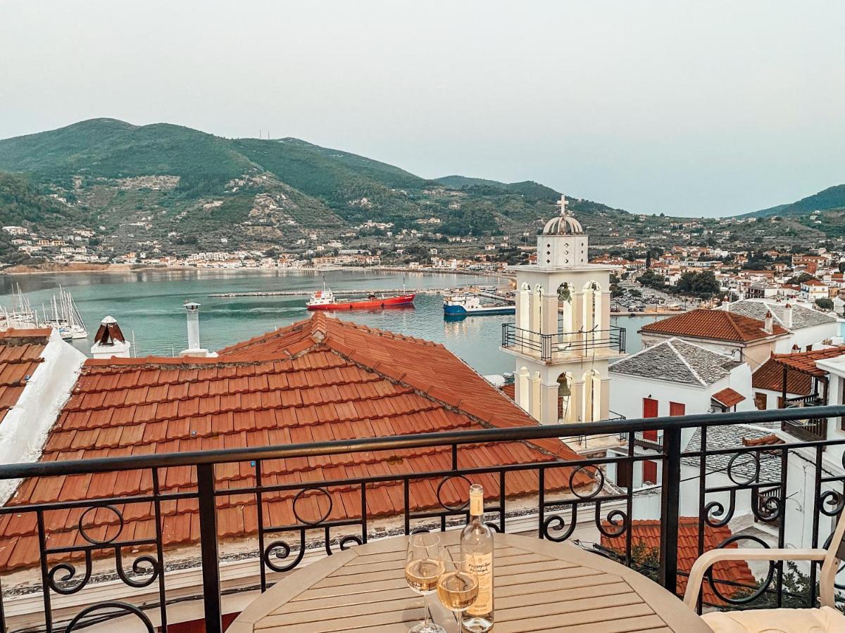Evageliasvilla Sea View Skopelos Buitenkant foto